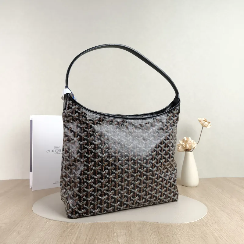 GOYARD Shoulder Bag Boheme Hobo​ Black ine Canvas Small 43 × 14 × 27 cm — cover view 2 of 5