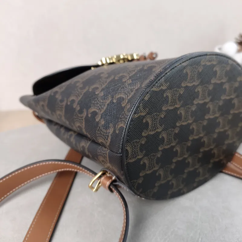 CELINE Backpack BONNIE Backpack Monogram PVC One Size 18 × 13 × 25 cm — detail view 11 of 12