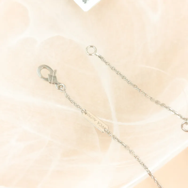 Van Cleef & Arpels Necklace Alhambra Alhambra Collection Necklace White Mother-of-Pearl Pearl · White Mother-of-Pearl 18KW hite Gold Vintage Small… — cover view 2 of 10