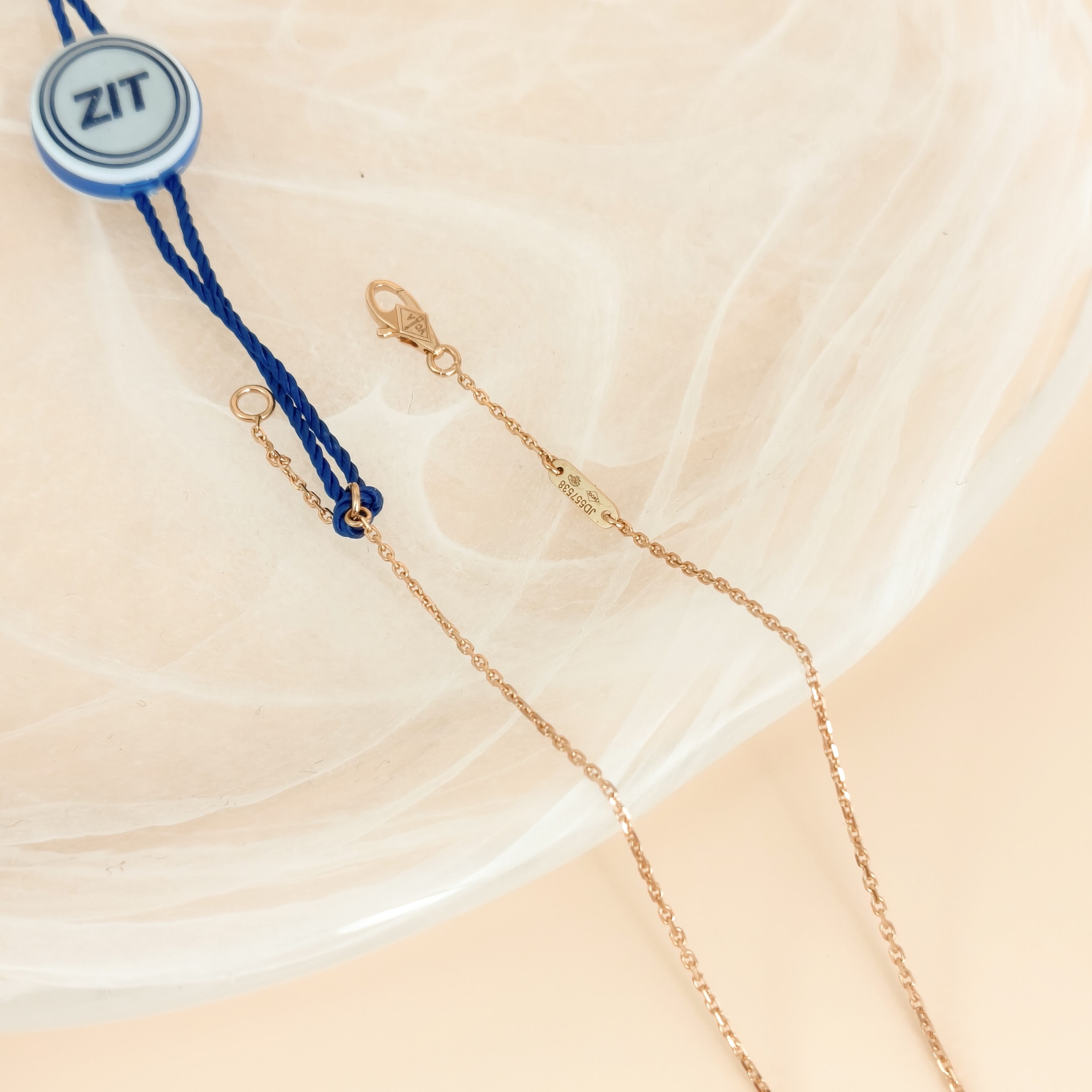 Van Cleef & Arpels Necklace Alhambra 18KR ose Gold Sweet Mini40cm — cover view 7 of 9