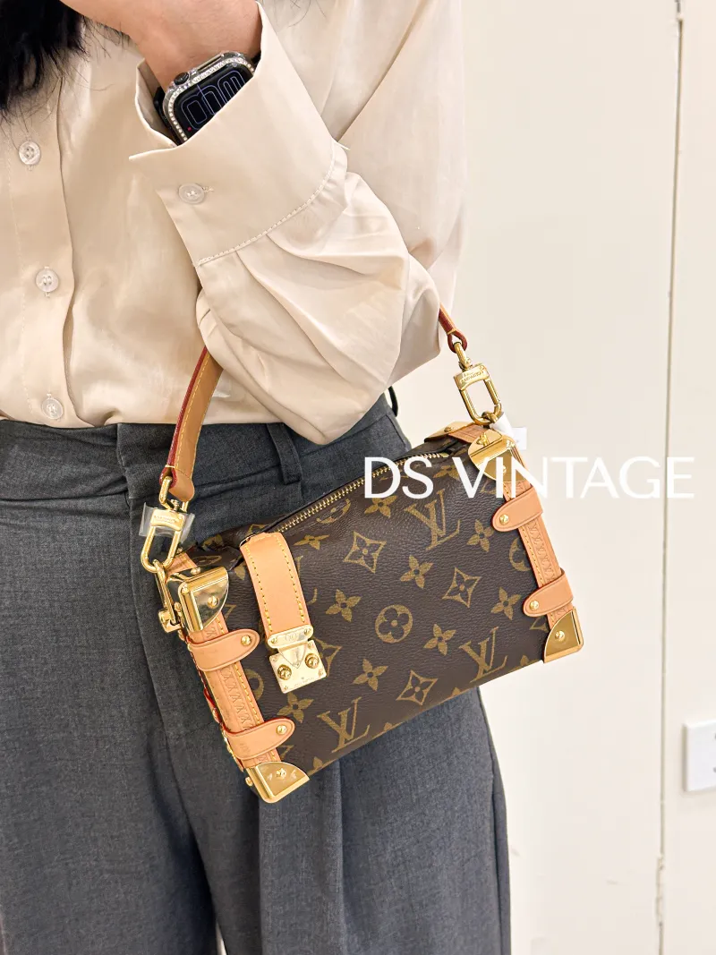Louis Vuitton Crossbody Bag Side Trunk Box Monogram PVC Small 18 × 8 × 12.5 cm — on-model view 2 of 3