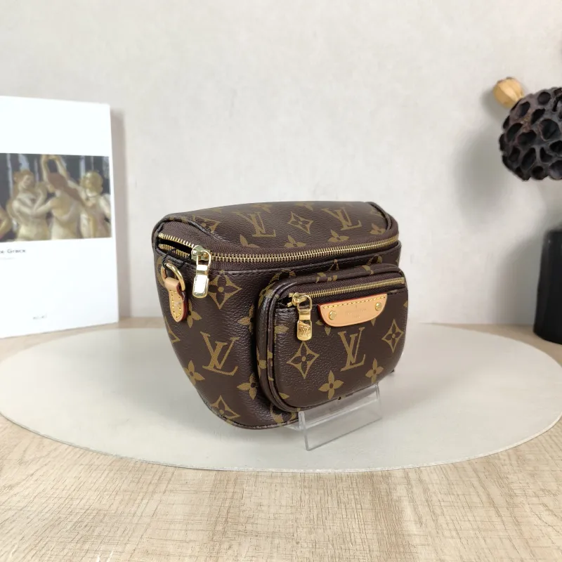 Louis Vuitton Crossbody Bag Bumbag Belt Bag Monogram PVC Mini 17 × 9.5 × 12 cm — cover view 2 of 5