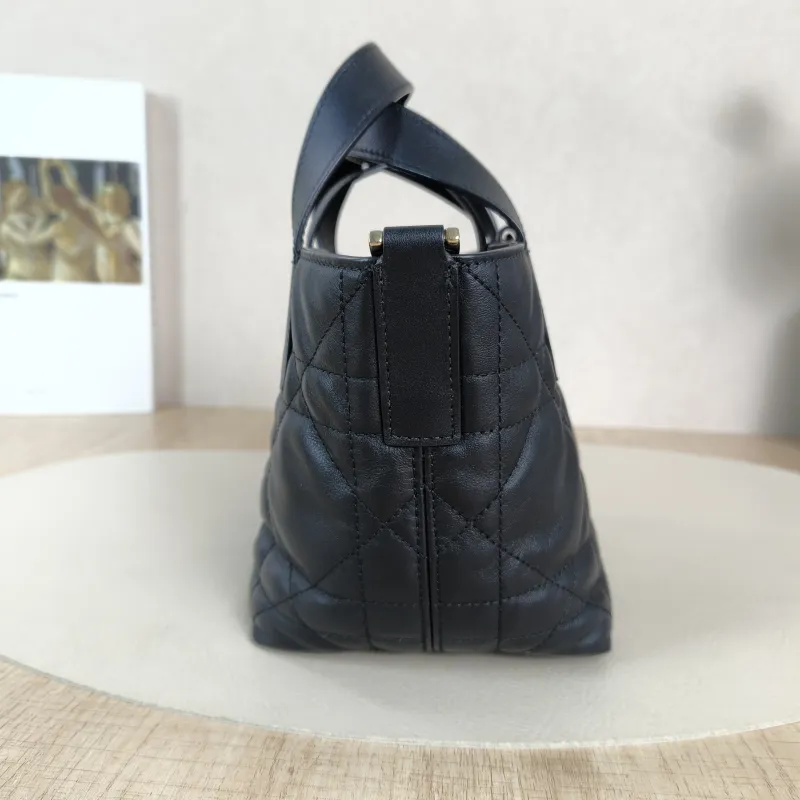 DIOR Top Handle Bag TOUJOURS Edition Black Calfskinmini13 × 12 × 15 cm — detail view 3 of 12