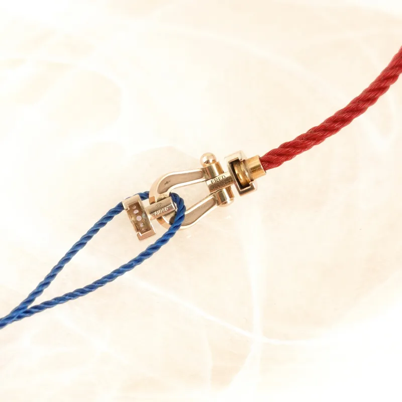 FRED Bracelet Force 10 Collection Bracelet 18KR ose Gold Medium 16cm — cover view 4 of 6