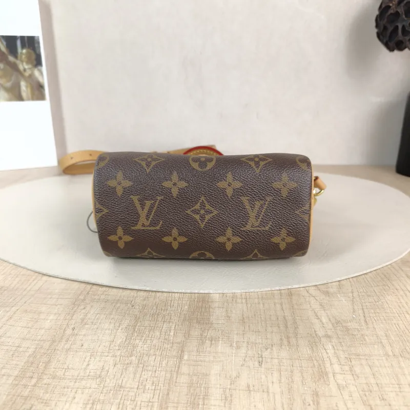 Louis Vuitton Crossbody Bag Speedy Nano Shoulder Strap PVC nano 16 × 7.5 × 10 cm — cover view 4 of 5