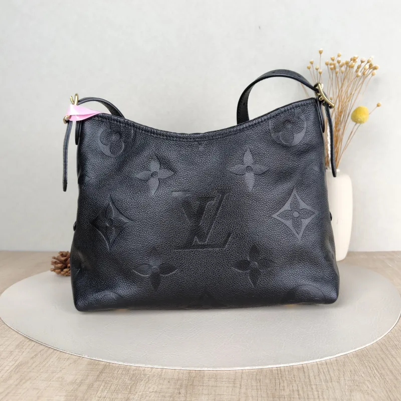 Louis Vuitton Crossbody Bag Carryall Black Calfskin Small29.5 × 12 × 24 cm — cover view 2 of 5