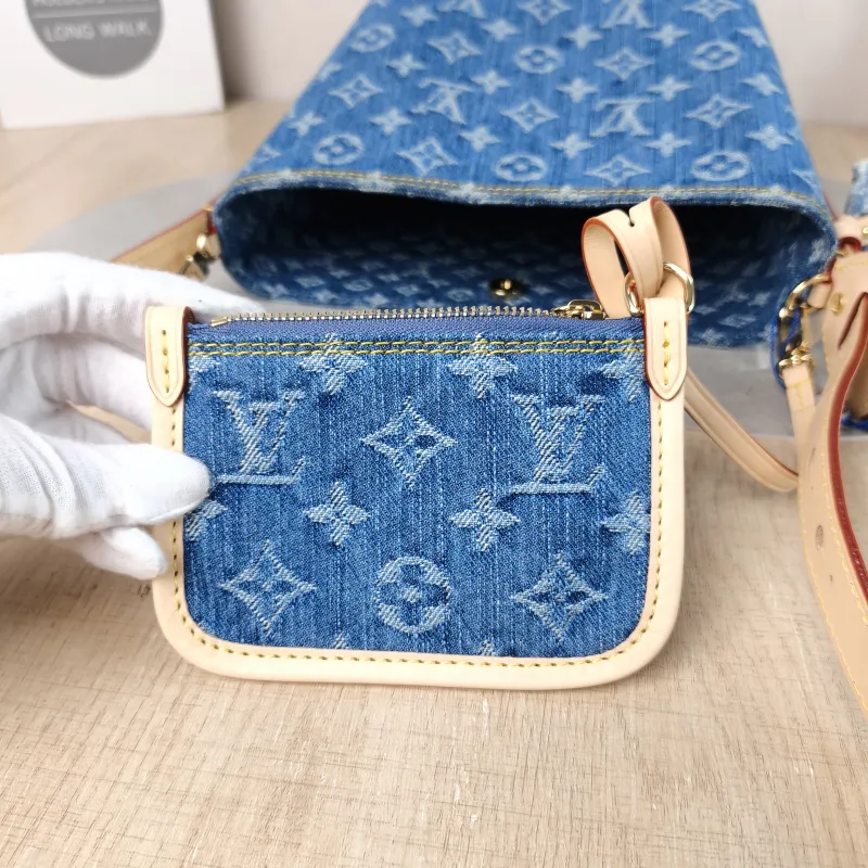 Louis Vuitton Top Handle Bag ALL IN BB Blue BB 16 × 12 × 18 cm — detail view 12 of 13