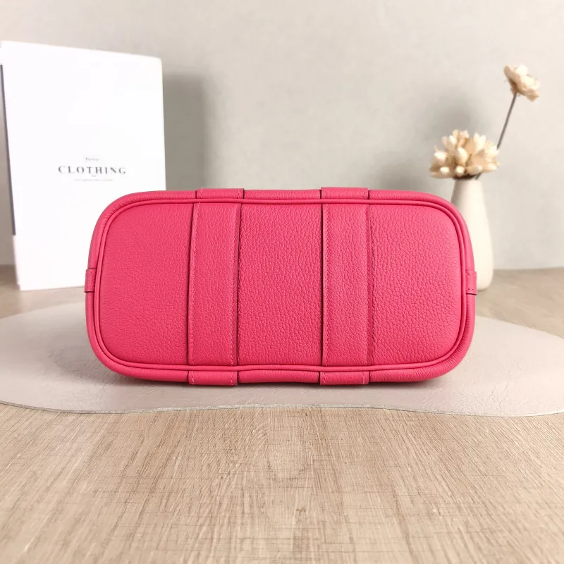 Hermès Top Handle Bag Neo Garden 23 Mini OD Rose Mexico Negonda Calfskin Mini 23 × 10 × 16 cm K — cover view 3 of 6