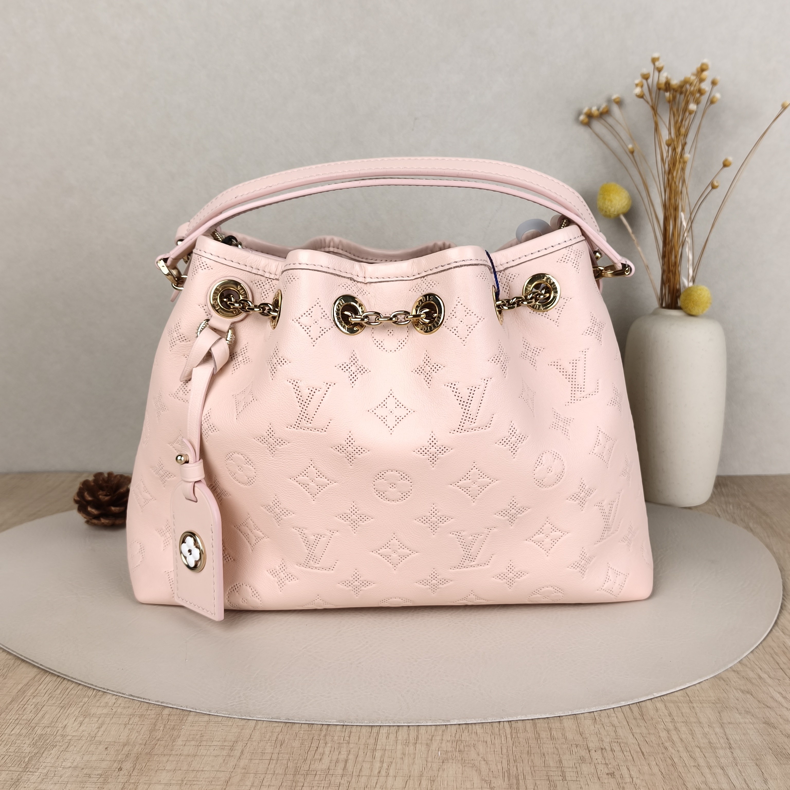 Louis Vuitton Crossbody Bag BUNDLE Pink Calfskin Medium28 × 11.5 × 20 cm