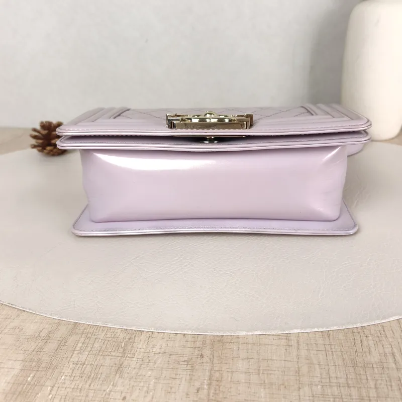 Chanel Crossbody Bag Le Boy​ Patent Leather Small20.5 × 8.5 × 12 cm — cover view 4 of 5