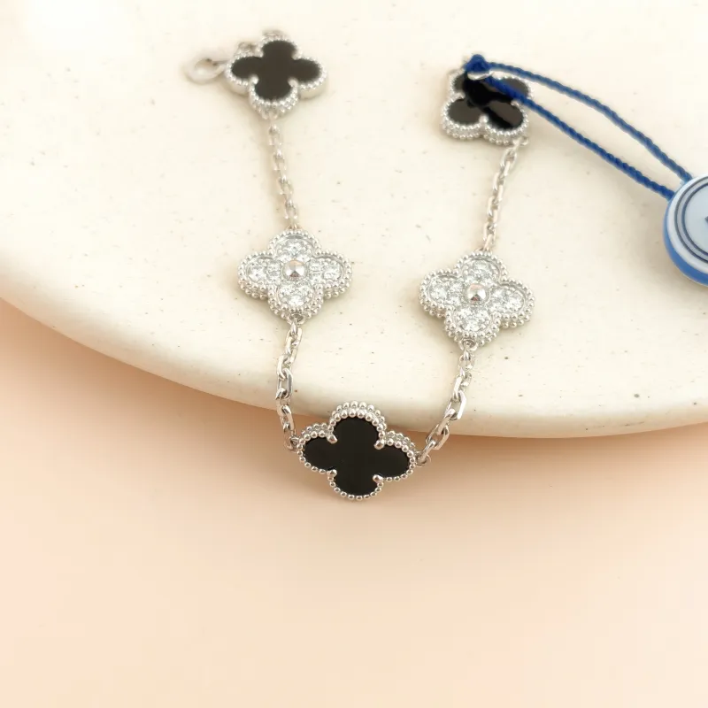Van Cleef & Arpels Bracelet Alhambra Alhambra Collection Five-Motif Bracelet 18KW hite Gold Vintage Small 1.5 × 1.5 × 19 cm — cover view 4 of 9