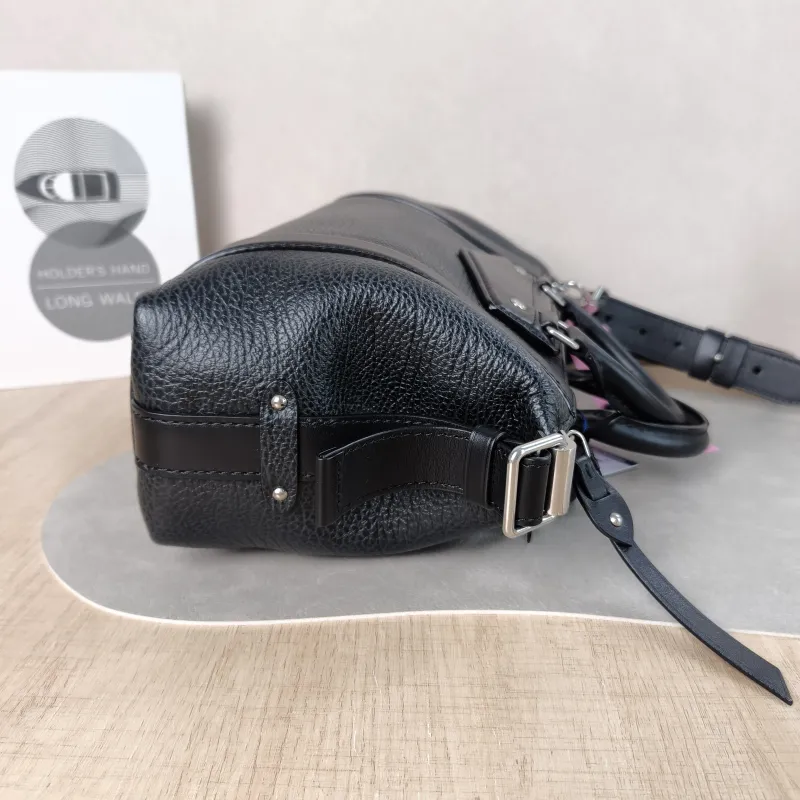 Louis Vuitton Top Handle Bag BIKER Black Lambskin Small 30 × 12 × 12 cm — detail view 4 of 12