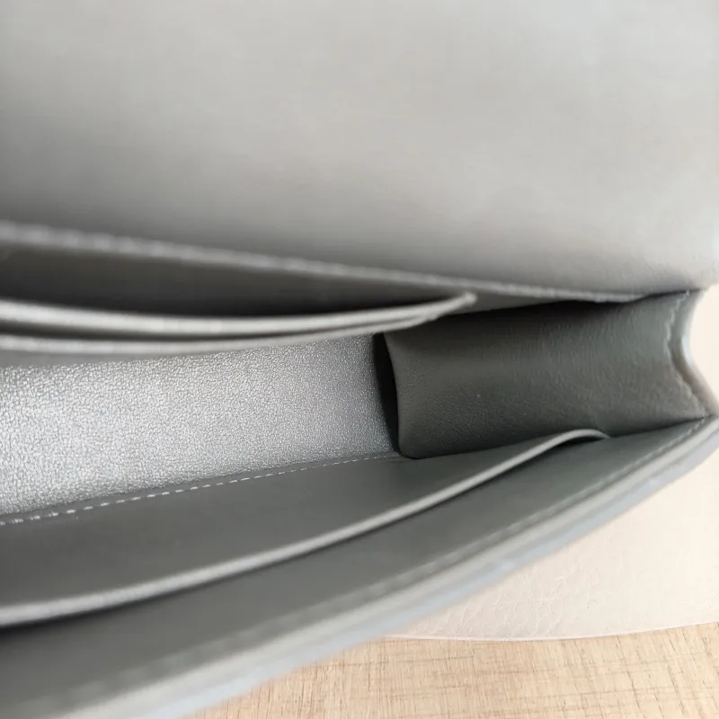 Chanel Crossbody Bag kelly Silver Calfskin One Size18 × 4.5 × 10 cm — detail view 2 of 8