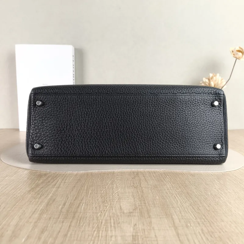 Hermès Crossbody Bag kelly 35 Black Togo Calfskin One Size 35 × 12 × 24 cm M Conditioned — cover view 2 of 5