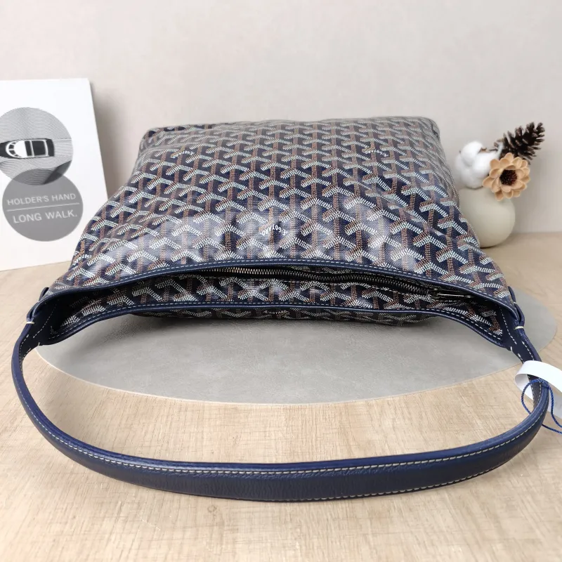 GOYARD Shoulder Bag Boheme Hobo​Blue PVC Small34 × 14 × 27 cm — detail view 10 of 12