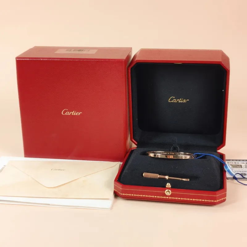 CARTIER Bangle Love Collection Bangle Rose Gold 18KR ose Gold Small Edition 16 — cover view 3 of 7