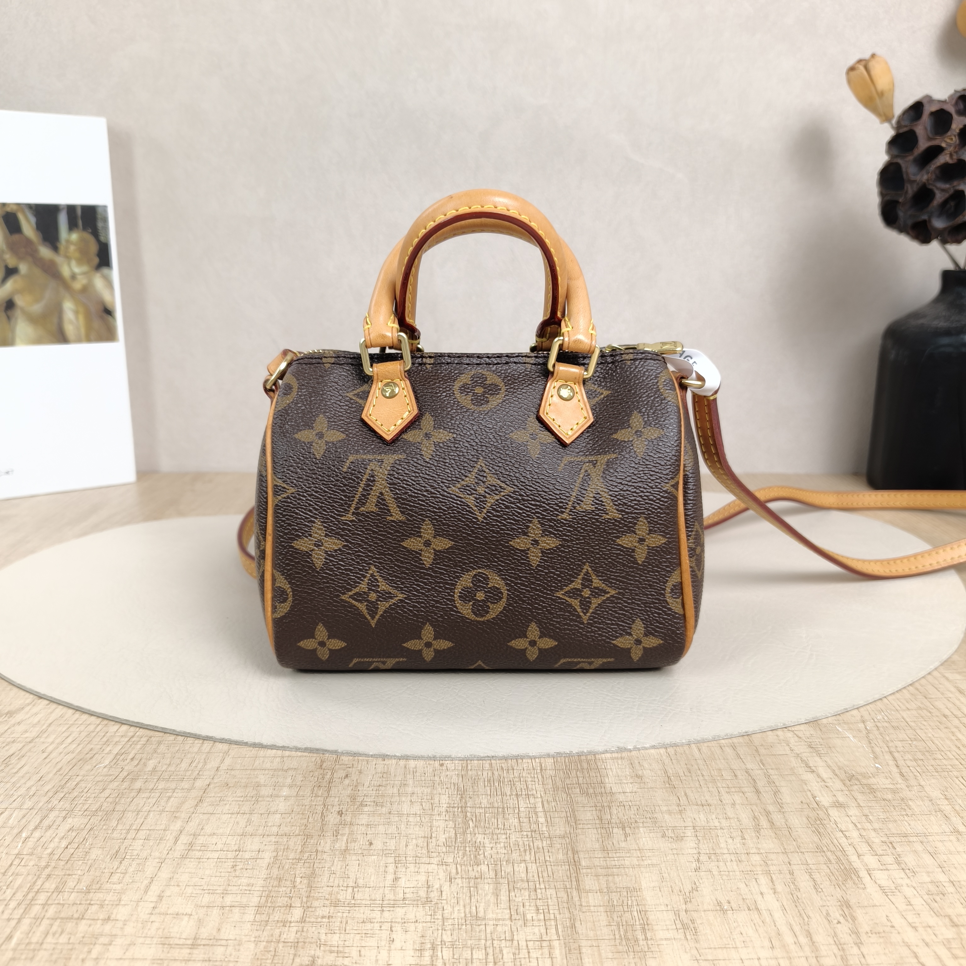 Louis Vuitton Crossbody Bag Speedy Nano Shoulder Strap PV Cnano16 × 10 × 12.5 cm — cover view 4 of 6