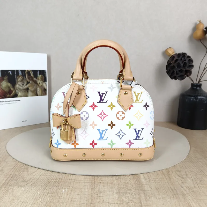 Louis Vuitton Crossbody Bag Alma BB Multicolore PVC BB 23.5 × 11.5 × 17.5 cm