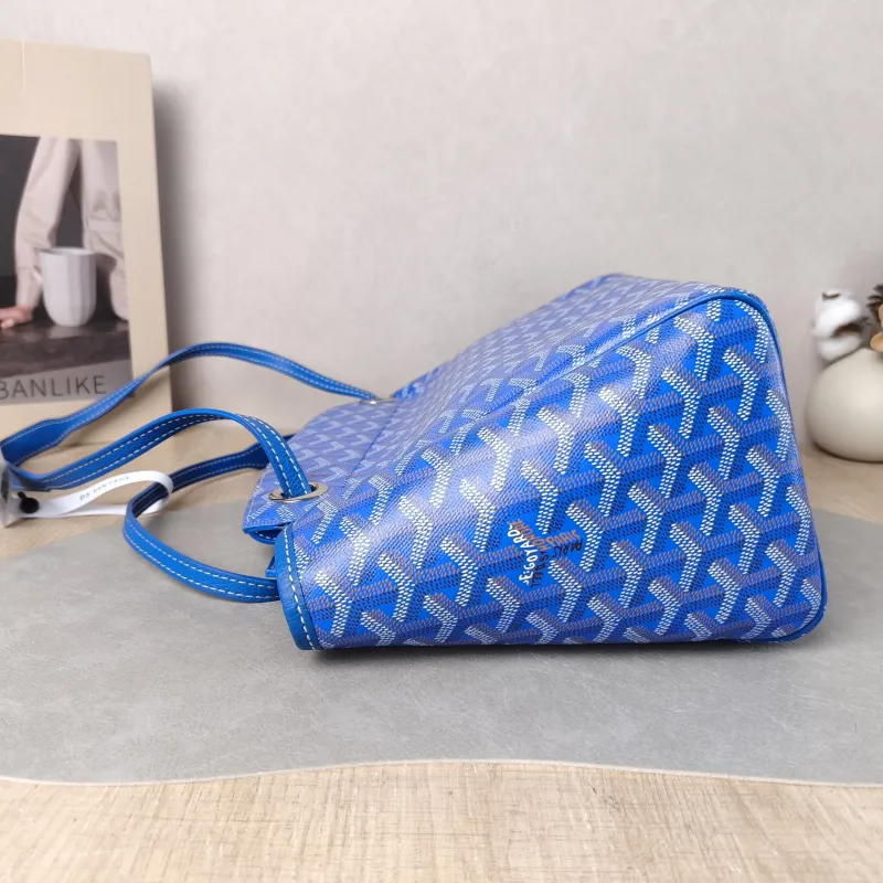 GOYARD Shoulder Bag Rouette Shoulder Bag Blue PVC Small 31 × 14 × 23 cm — detail view 11 of 12
