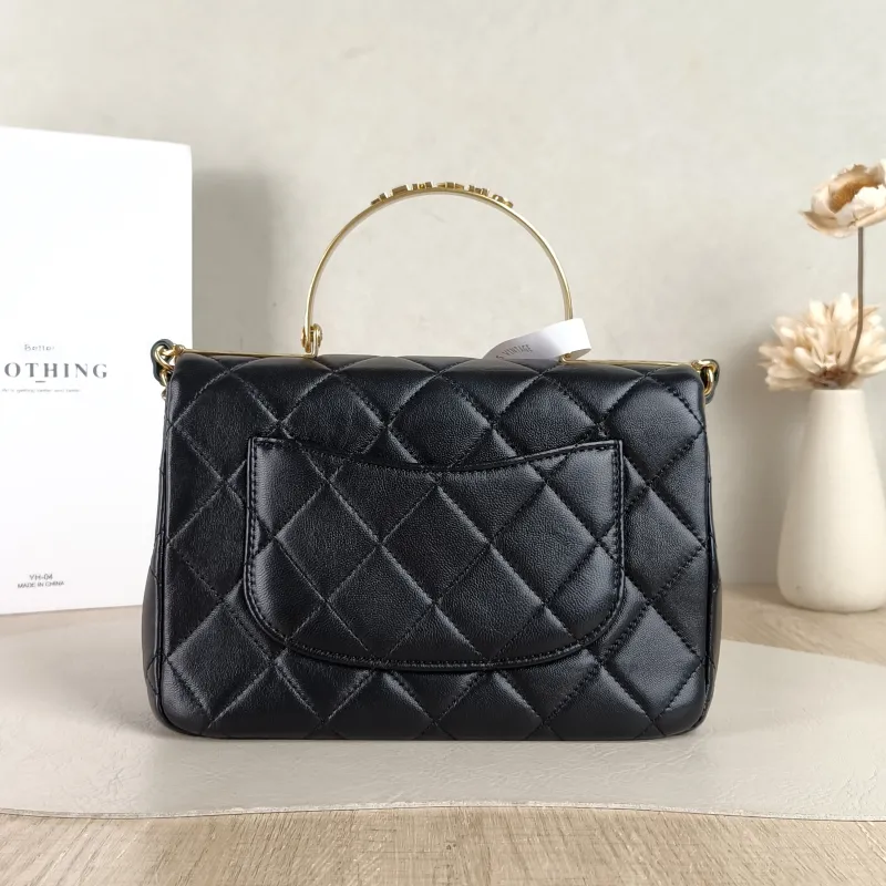 Chanel Crossbody Bag24c mini Black Lambskin One Size20.5 × 6 × 14 cm — cover view 2 of 5