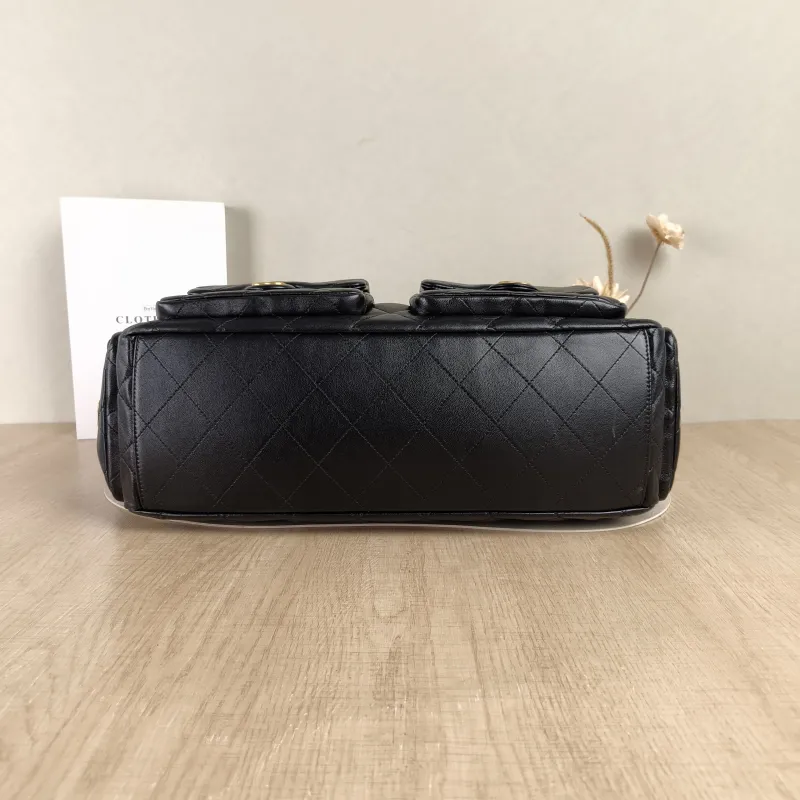Chanel Shoulder Bag25C Hobo Shoulder Bag Black Lambskinmaxi Large39 × 14 × 35 cm — cover view 3 of 5