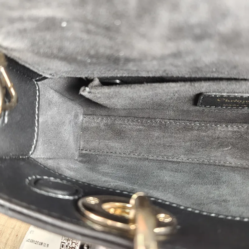 DIOR Top Handle Bag Lady D-Joy Black Lambskin Small 22 × 6 × 11 cm — detail view 3 of 10