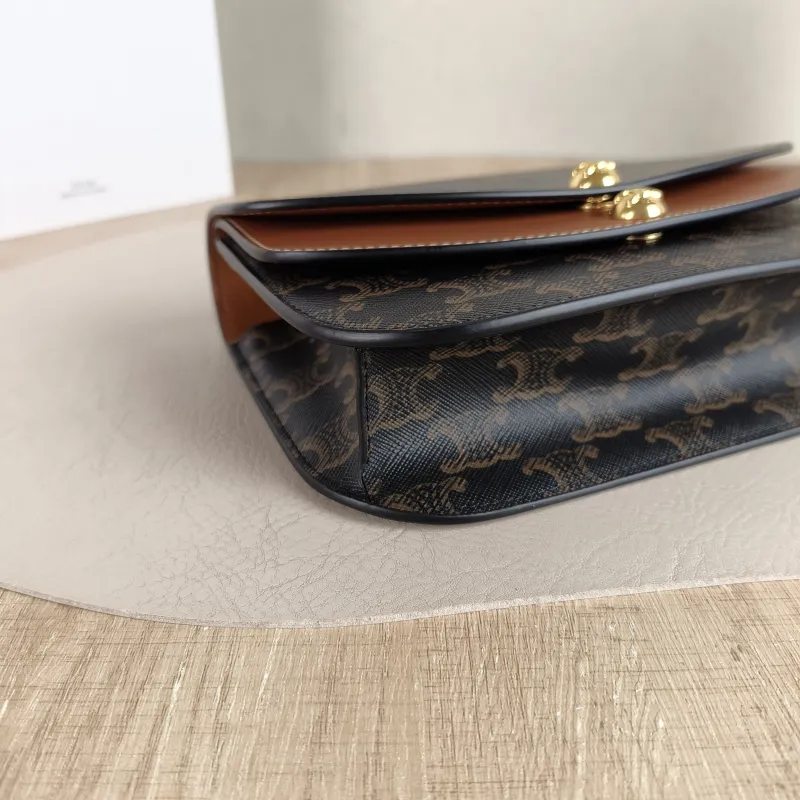 CELINE Crossbody Bag DUO Wallet Monogram PVC Mini 20 × 6 × 13 cm — detail view 5 of 12