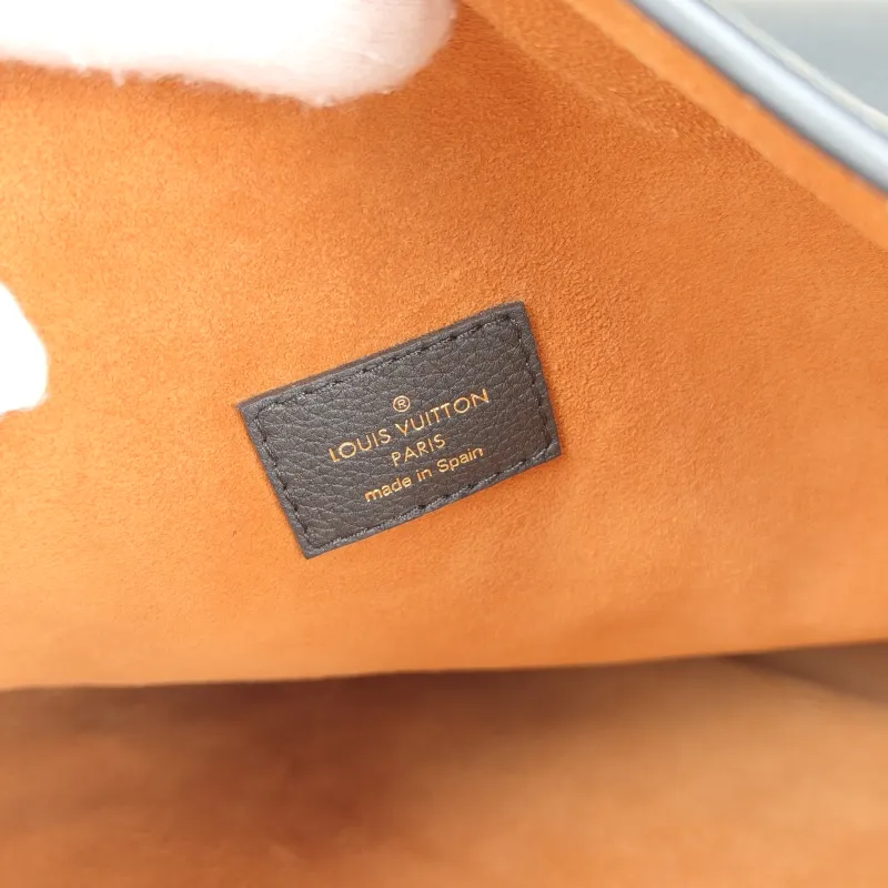 Louis Vuitton Shoulder Bag Low Key Hobo Shoulder Bag Black Calfskin Medium 31 × 18 × 35 cm — detail view 12 of 13
