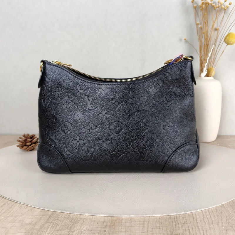 Louis Vuitton Crossbody Bag Boulogne Black Monogram Empreinte Embossed Calfskin Small 26 × 9.5 × 16 cm — cover view 5 of 5
