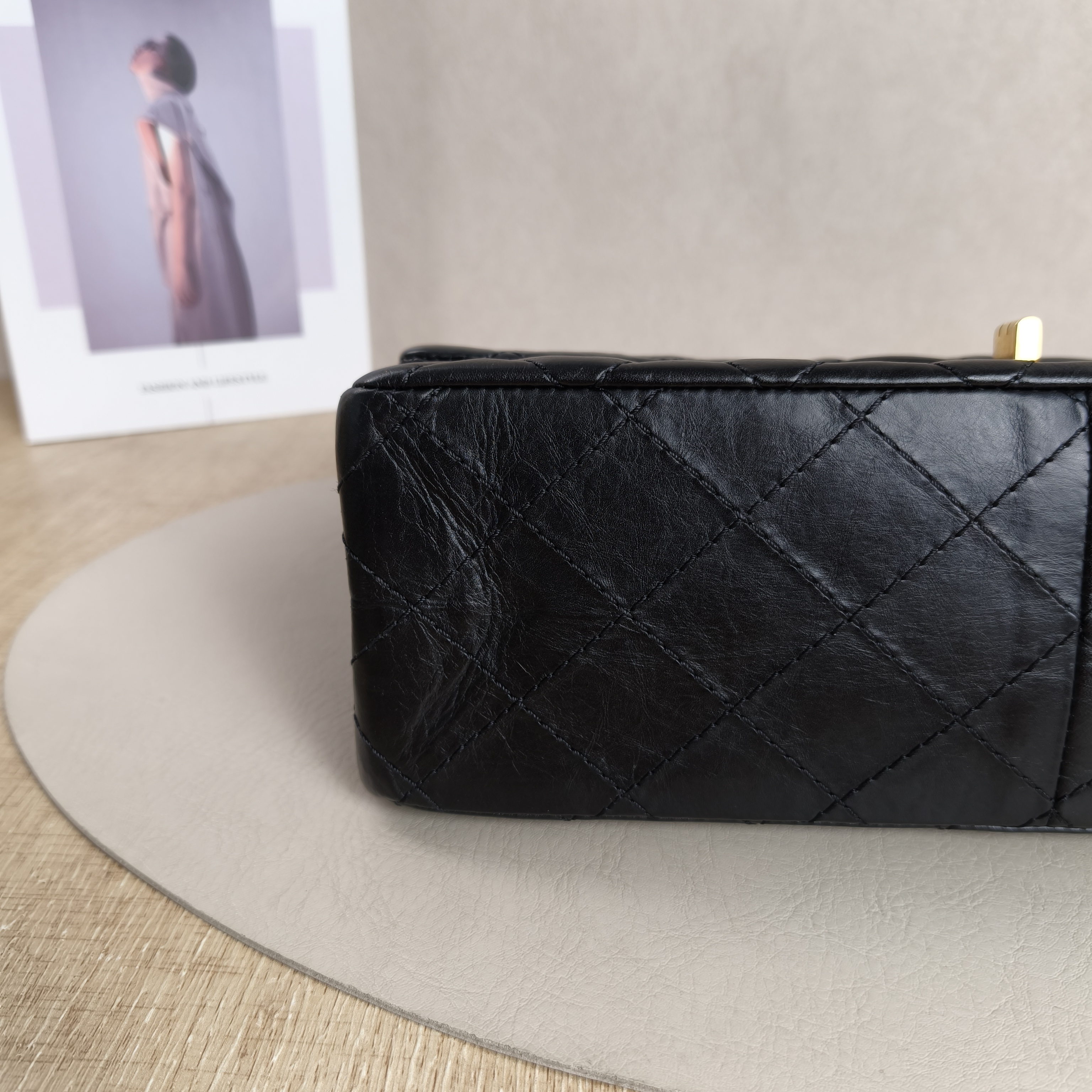 Chanel Shoulder Bag2.55Black Calfskin Medium28 × 7.5 × 19.5 cm — cover view 6 of 10