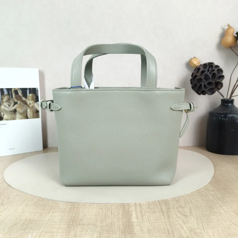 CELINE Shoulder Bag Anais Tote Bag Green Calfskin Mini 20 × 10 × 21 cm — cover view 6 of 6