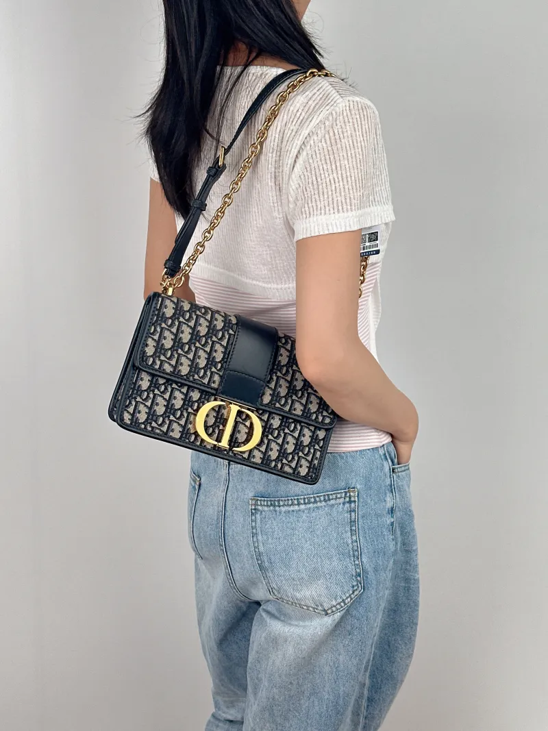 DIOR Crossbody Bag30Montaigne 30 Edition Canvas Medium25 × 9 × 16.5 cm — on-model view 1 of 3