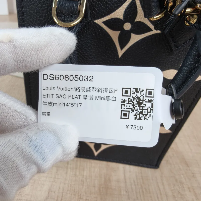 Louis Vuitton Crossbody Bag PETIT SAC PLAT Mini Calfskinmini14 × 5 × 17 cm — detail view 8 of 11