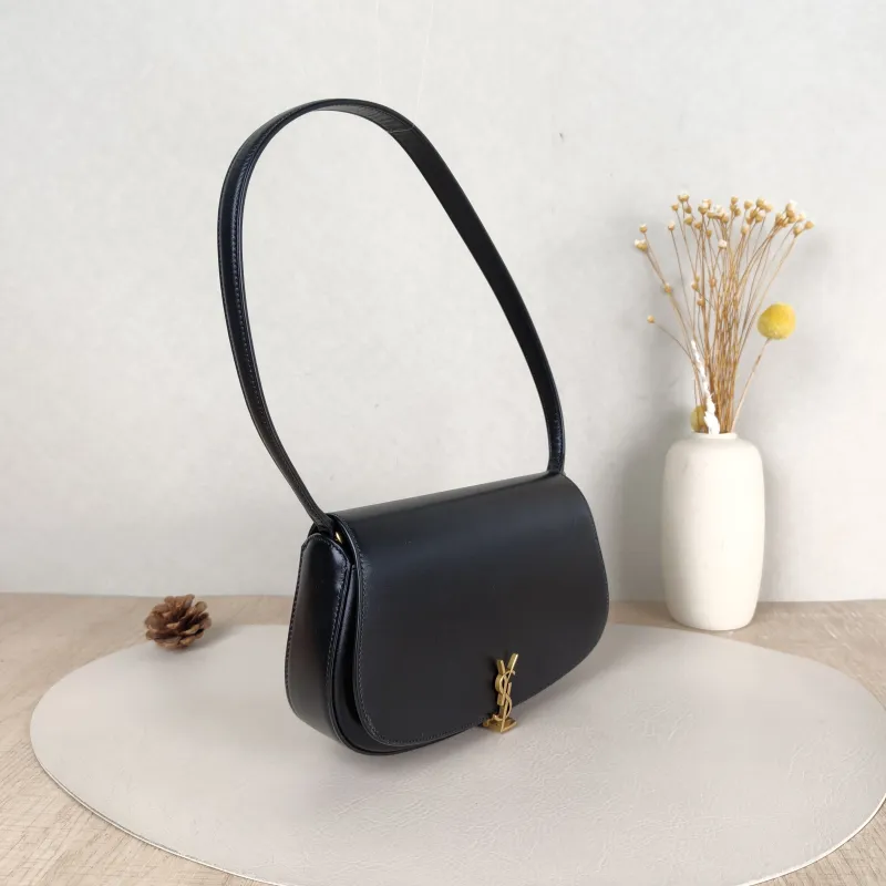 SAINT LAURENT Shoulder Bag VOLTAIRE Black Calfskin Mini 21 × 4.5 × 11 cm — cover view 4 of 5