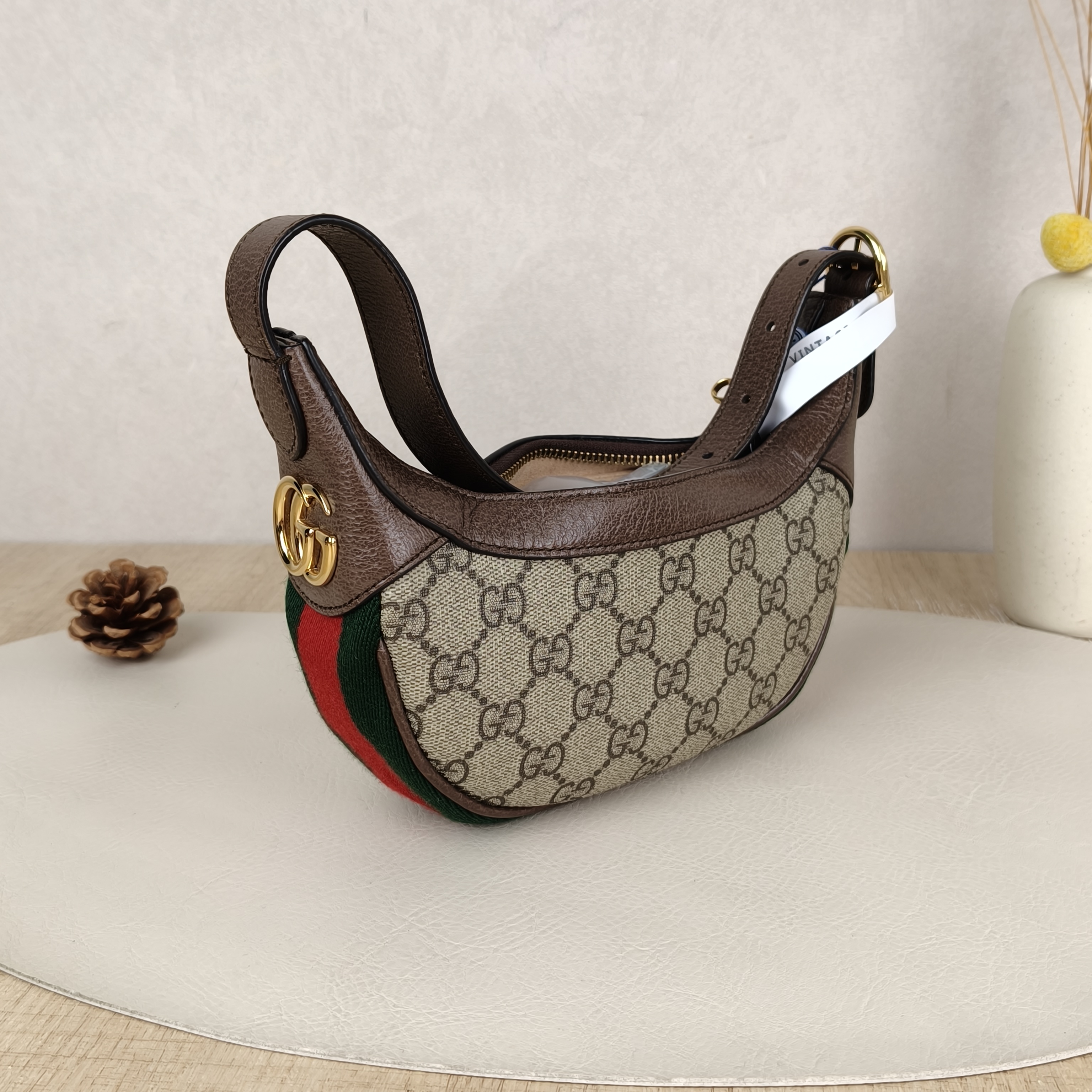 GUCCI Clutch Ophidia Monogram Canvas Calfskin One Size23 × 5 × 14 cm — cover view 2 of 9