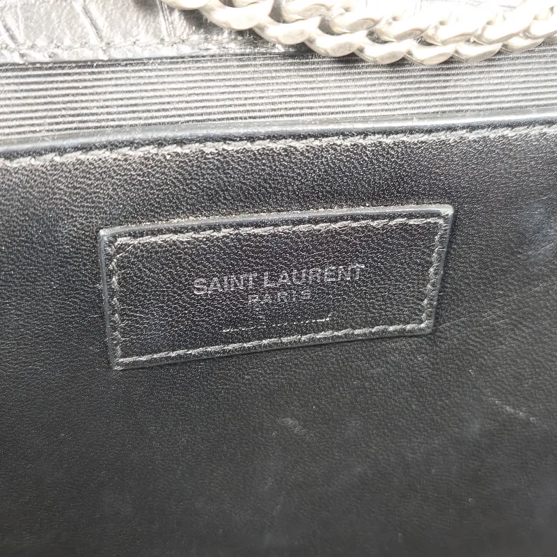SAINT LAURENT Crossbody Bag KATE Edition Black Calfskin Medium24 × 5.5 × 14.5 cm — detail view 6 of 10