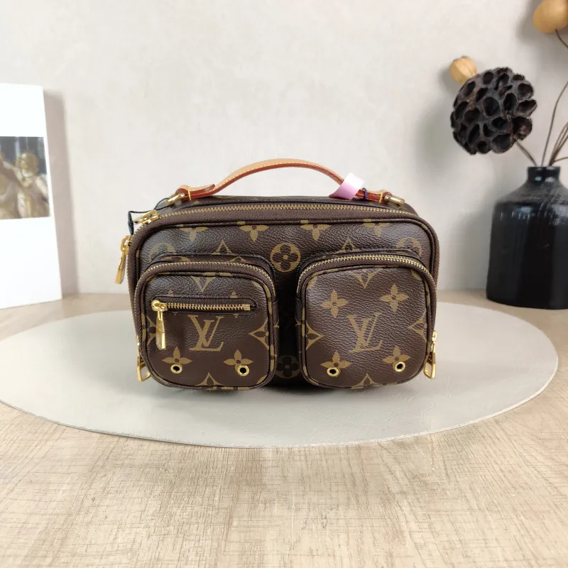 Louis Vuitton Crossbody Bag Utility Crossbody Camera Bag Monogram PVC One Size 18 × 10 × 11 cm