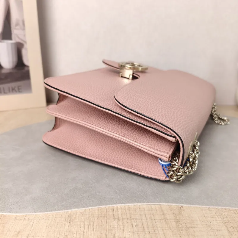 GUCCI Crossbody Bag Collection Crossbody Bag Pink Calfskin 28 × 7 × 18 cm — detail view 5 of 13