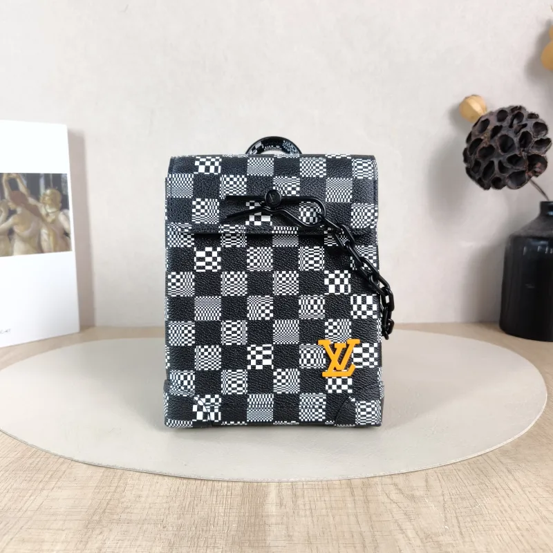 Louis Vuitton Shoulder Bag Nano Steamer Shoulder Bag Colorblock PVC nano 15 × 7 × 18 cm
