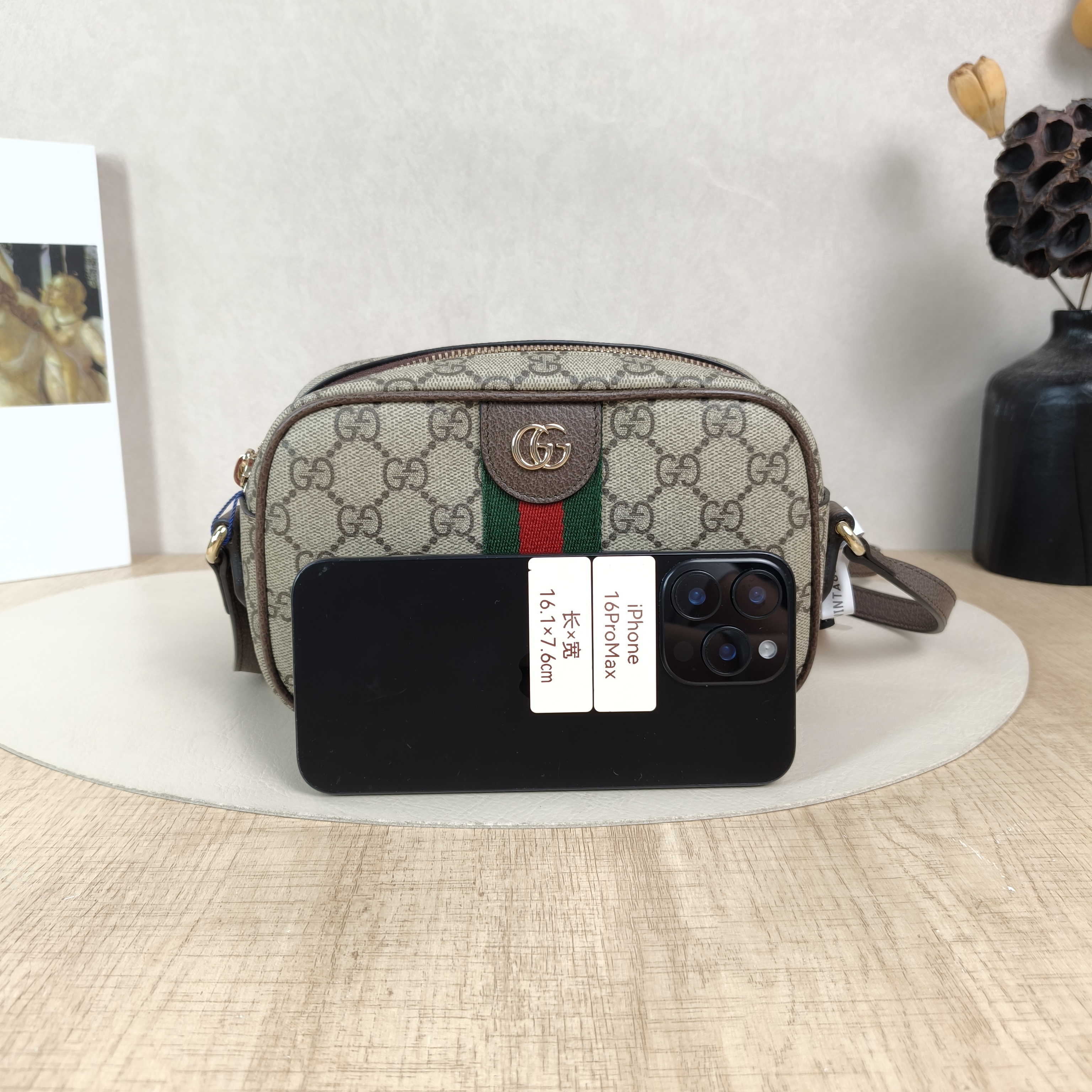 GUCCI Crossbody Bagophidia Camera Bag Monogram PVC Small21 × 5 × 12.5 cm — cover view 5 of 6