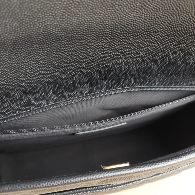 Chanel Backpack Backpack Black with Gold-Tone Hardware Grained Calfskin One Size 31 × 10 × 25 cm — detail view 5 of 13