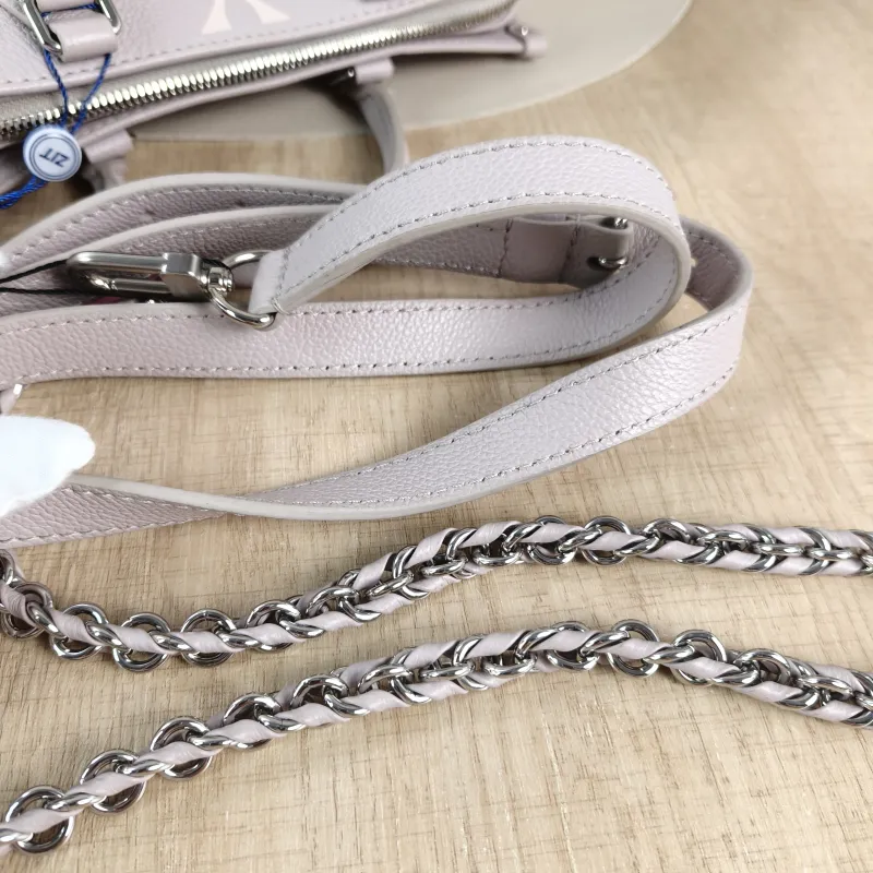 Louis Vuitton Crossbody Bag Onthego East West Two Straps Grey Monogram Empreinte Embossed Calfskin Small 25 × 10 × 13 cm — detail view 7 of 12