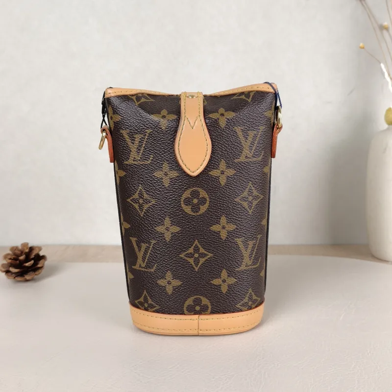 Louis Vuitton Crossbody Bag Fold Me Monogram PV Cmini14.5 × 6.5 × 18 cm — cover view 5 of 5