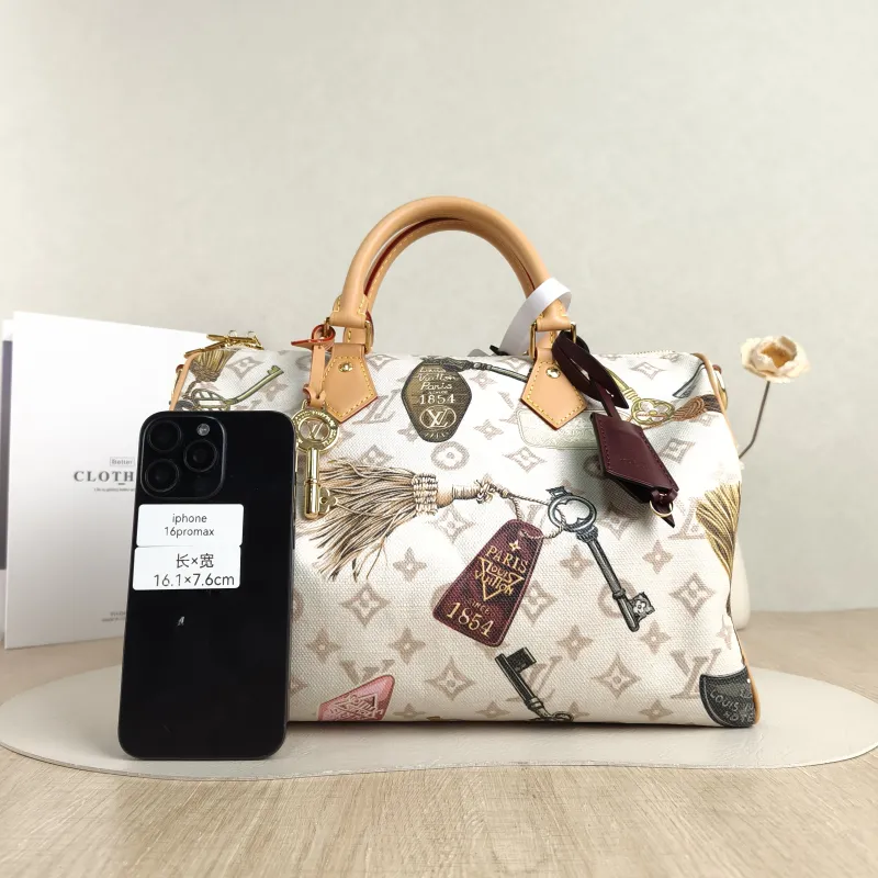 Louis Vuitton Top Handle Bag Speedy Soft 30 PVC One Size30 × 17 × 21 cm — cover view 4 of 5