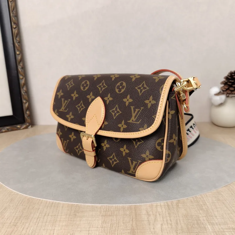 Louis Vuitton Crossbody Bag Diane Baguette Bag Shoulder Strap PVC Small24 × 9 × 15 cm — cover view 5 of 6