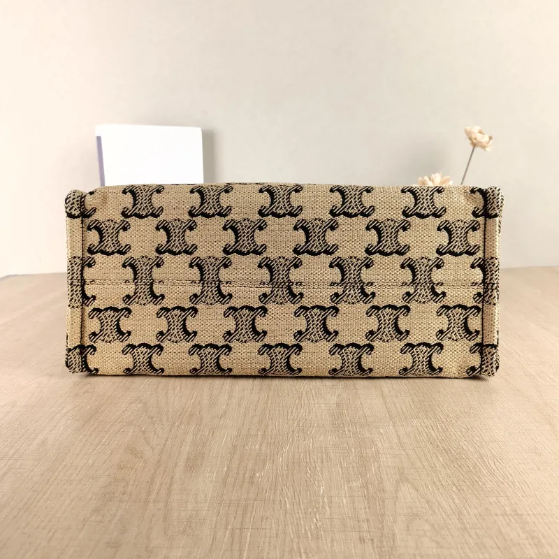 CELINE Shoulder Bag CABAS THAIS Shopping Tote Large 40 × 16 × 30 cm — cover view 4 of 4
