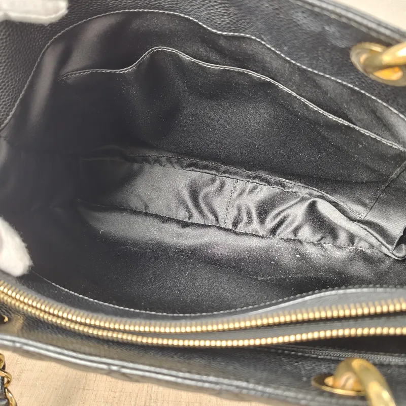 Chanel Shoulder Bag Grand Shopping Tote​ GST Shopping Tote Black Grained Calfskin Large 33 × 13 × 24 cm 15 — detail view 8 of 15