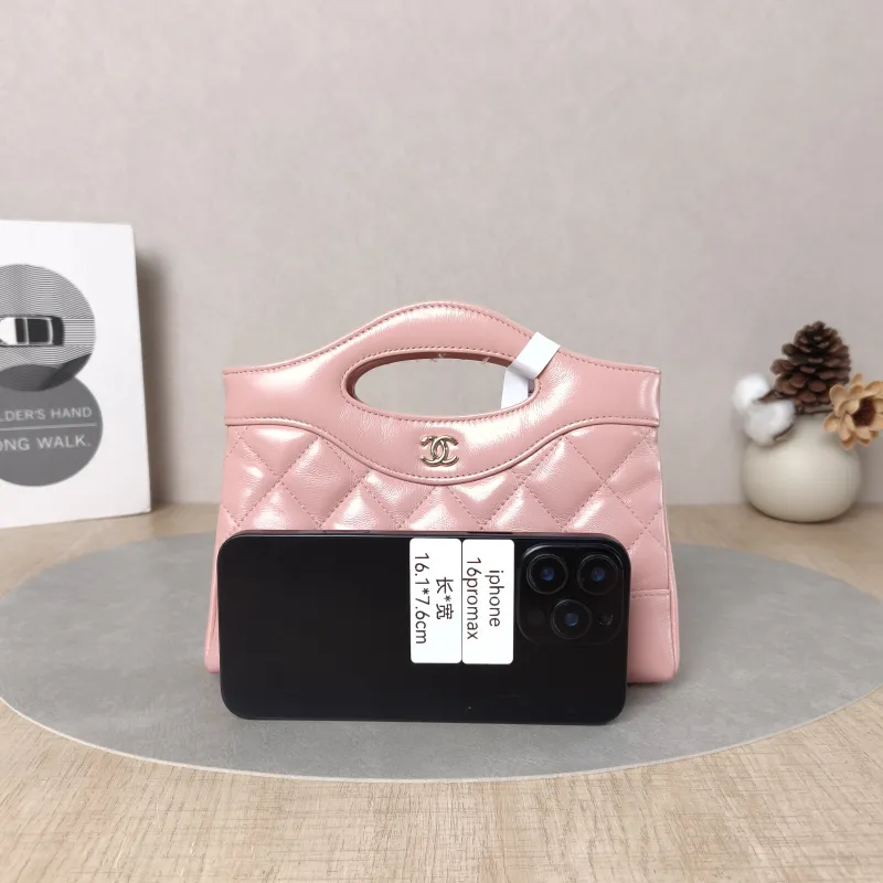 Chanel Crossbody Bag31Bag Pink Waxed Leathernano19 × 5 × 12 cm — cover view 4 of 6