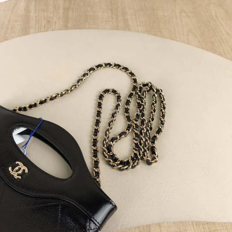 Chanel Shoulder Bag31Bag Black Waxed Leathernano20.5 × 3.5 × 17 cm — detail view 5 of 13