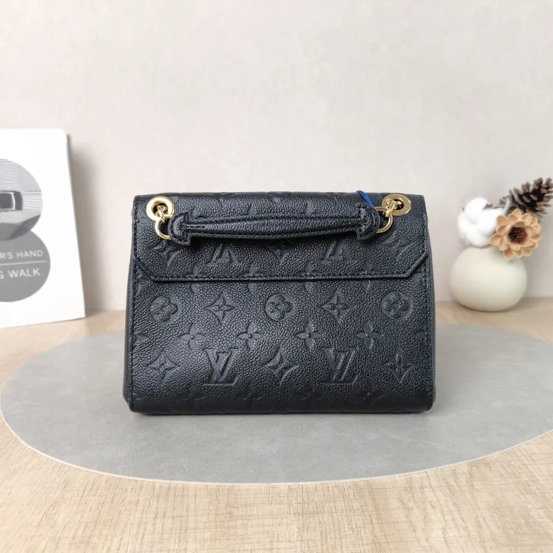 Louis Vuitton Shoulder Bag VAVIN Black Empreinte Embossed Calfskin BB20.5 × 8 × 15.5 cm — cover view 2 of 5